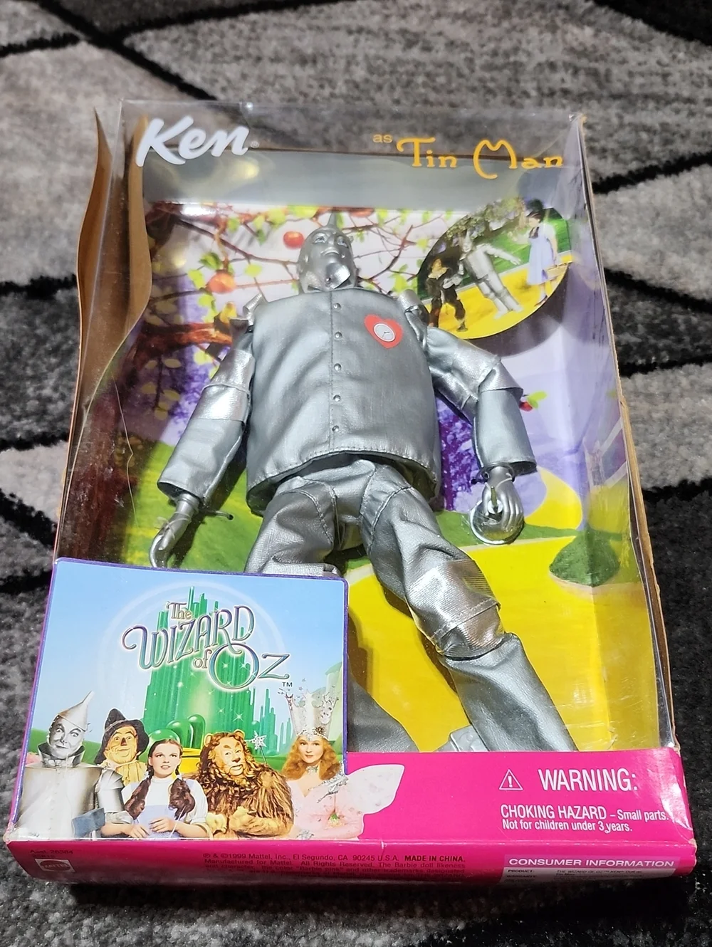1999 MATTEL WIZARD OF OZ COLLECTOR EDITION KEN AS TIN MAN DOLL #25815
